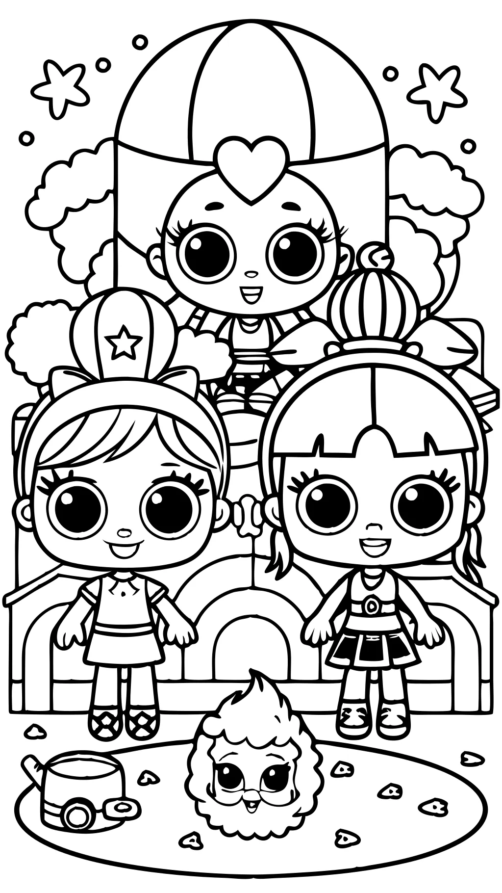 l.o.l dolls coloring pages